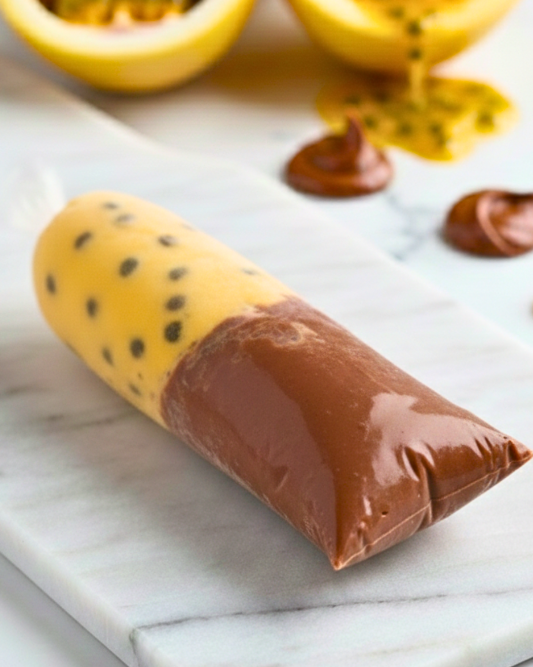 Geladinho Maracujá com Nutella